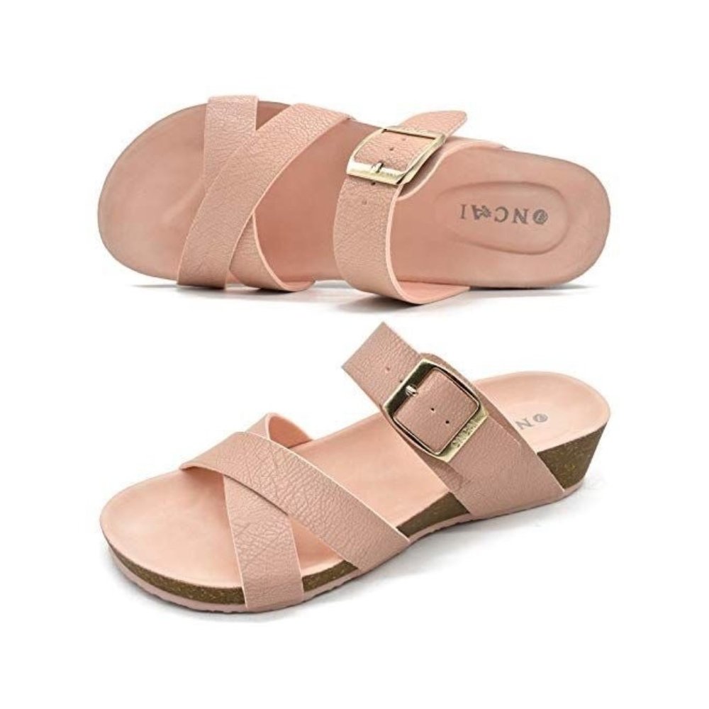 Women's Pink Platform Sandals
